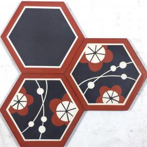 花磚 六角 日式花樣 ASH1711