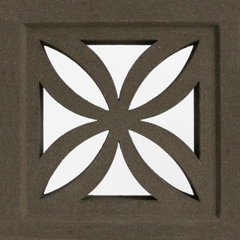 花格磚 小花 水泥色 H196506 正面