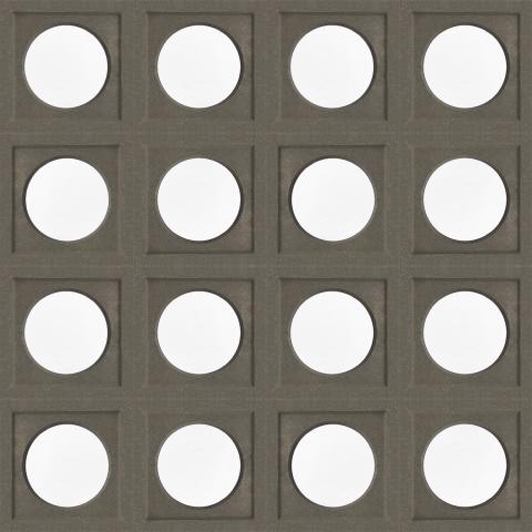花格磚 圓球 水泥色 H196508 大面積
