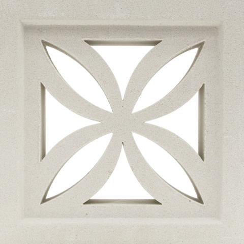 花格磚 小花 白色 H196506 正面