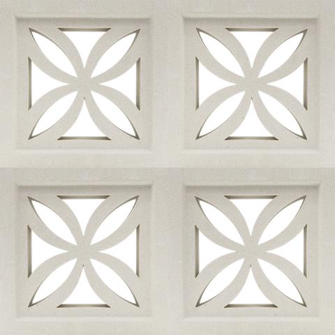 花格磚 小花 白色 H196506 組合