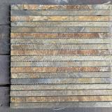 天然石材銹色長條馬賽克